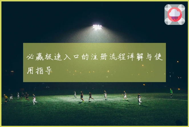 必赢极速入口的注册流程详解与使用指导
